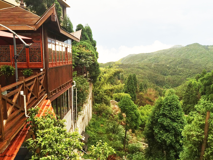 石鼓山庄远眺风景